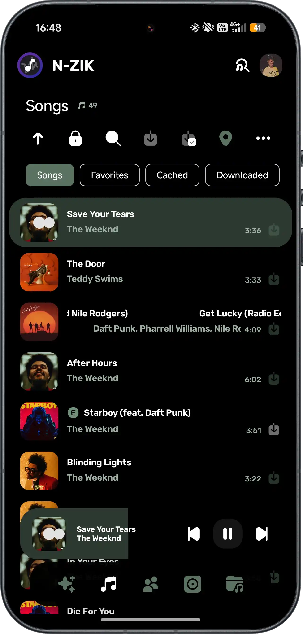 Library screenshot