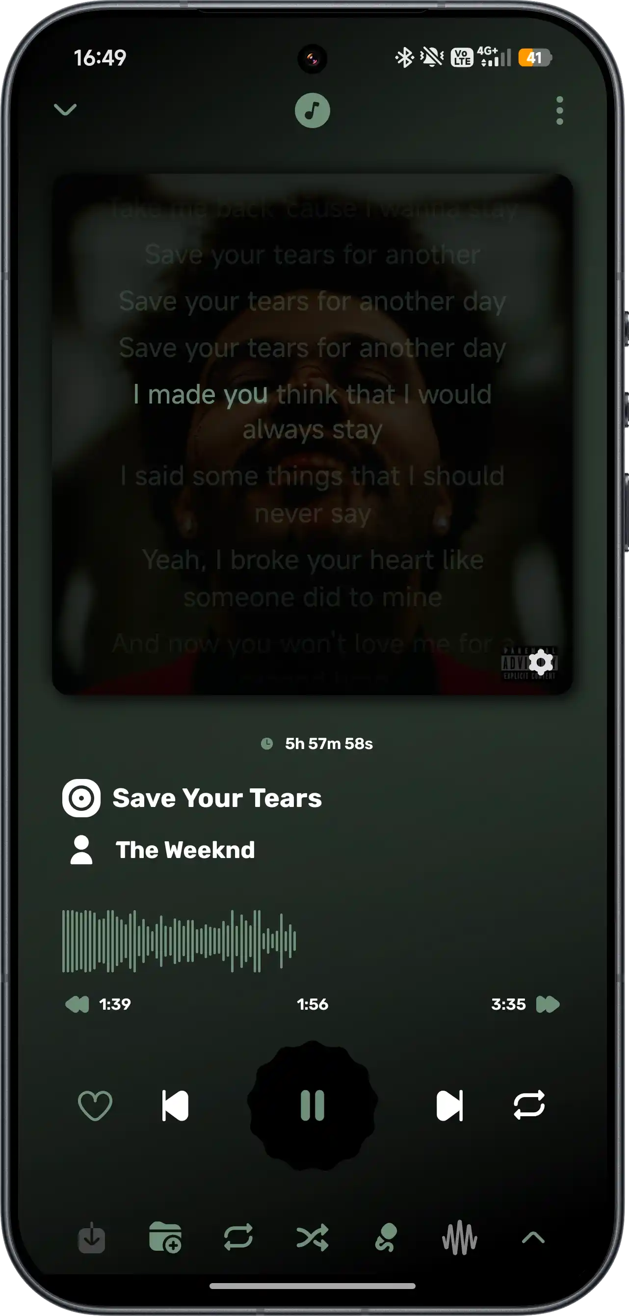 Player screenshot