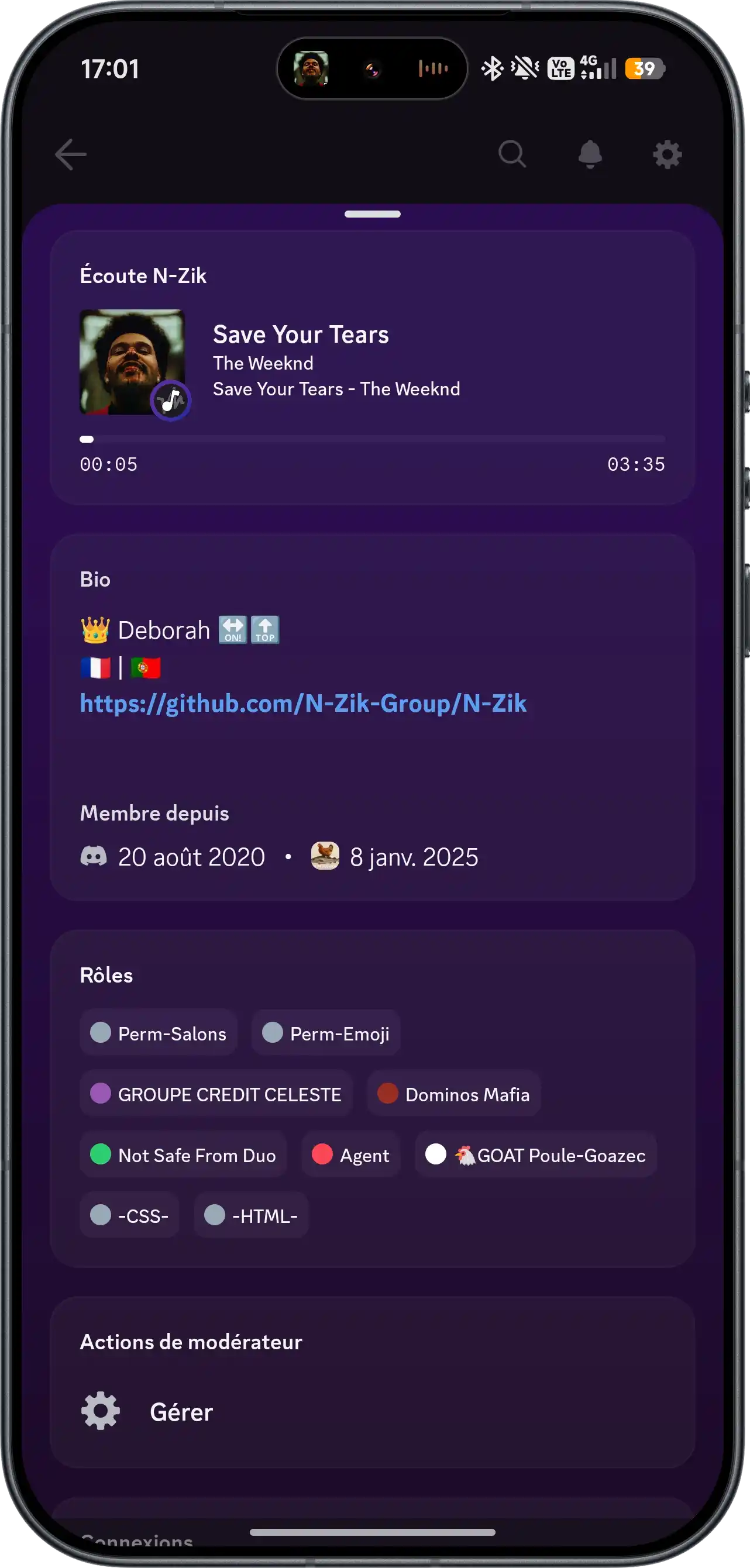 Discord RPC screenshot