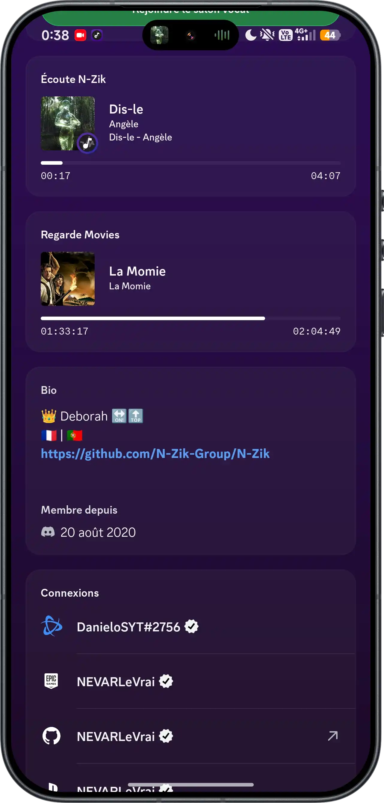 Discord Rich Presence