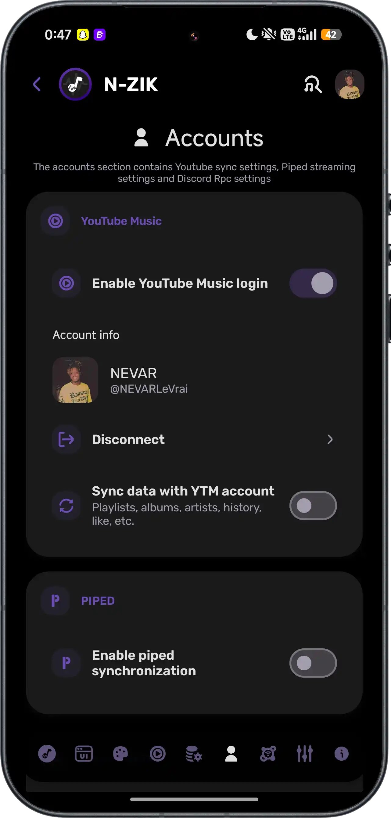 YouTube Integration